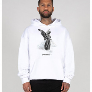 ANGEL Heavy Hoody Oversized Essentials V.4 white L - Img 2