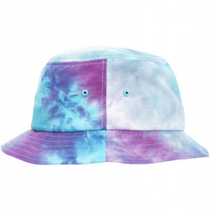 Festival Print Bucket Hat purple turquoise one size