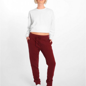 Just Rhyse Poppy Sweat Pants Burgundy burgundy L - Img 2