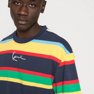 Karl Kani Signature stripe tee navy - Img 3