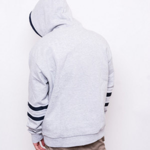 Karl Kani Sweatshirt Signature Block Hoodie grey/navy/white - Img 3