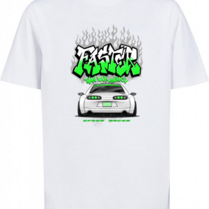 Kids Faster Than Your Average Tee white 110/116