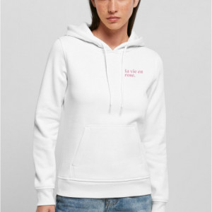 La Vie En Rose Hoody white L
