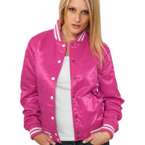 Ladies Shiny College Jacket