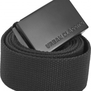 Long Canvas Belt black 140cm