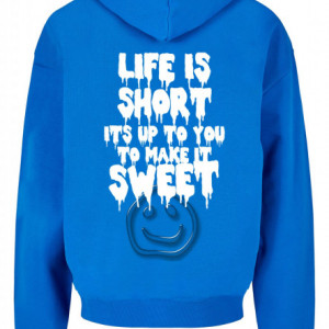 LY HOODY LIFE IS SHORT black 3XL - Img 4