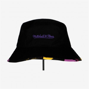 Mitchell & Ness Los Angeles Lakers Hyper Bucket black REVERSIBILE - Img 4