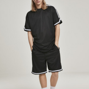 Oversized Stripes Mesh Tee - Img 2