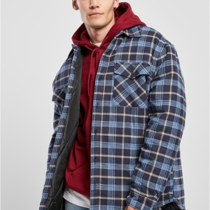 Plaid Quilted Shirt Jacket