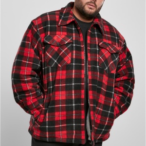 Plaid Teddy Lined Shirt Jacket