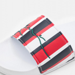 Signature Stripe Pool Slides navy - Img 3