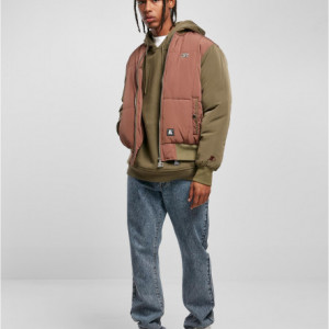 Starter Quilted Bomber Jacket bark/darkolive L - Img 6