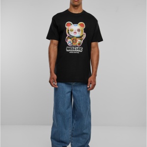 Welcome Cat Heavy Oversize Tee black L - Img 1