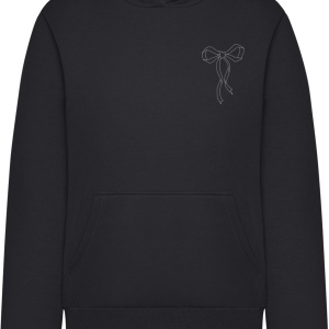 Bow Oneliner Ladies Fluffy Hoody