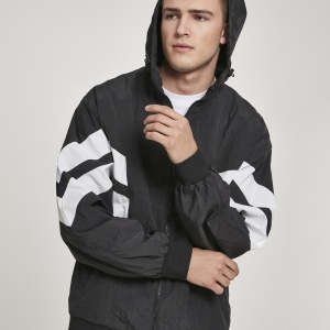 Crinkle Panel Track Jacket blk/wht 3XL - Img 13