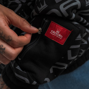 Dada Supreme All Over Zip Hoodie Black - Img 4