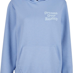 Dreams Over Reality Ladies Fluffy Hoody - Img 4