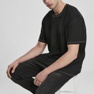 Heavy Oversized Contrast Stitch Tee - Img 5