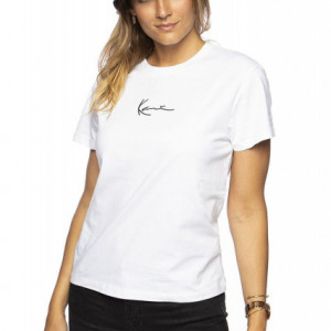 Karl Kani Women T-Shirt Signature in white
