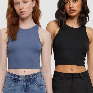 Ladies Cropped Rib Top 2-Pack - Img 5