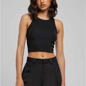 Ladies Cropped Rib Top