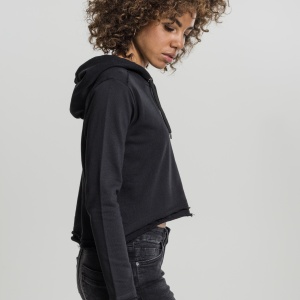 Ladies Cropped Terry Hoody - Img 4