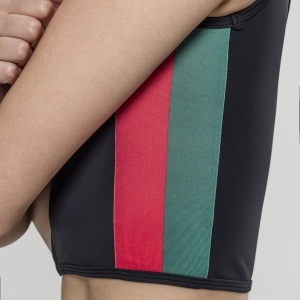 Ladies Side Stripe Cropped Zip Top - Img 5