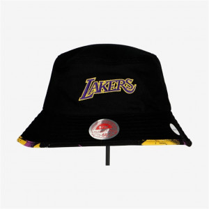 Mitchell & Ness Los Angeles Lakers Hyper Bucket black REVERSIBILE - Img 1