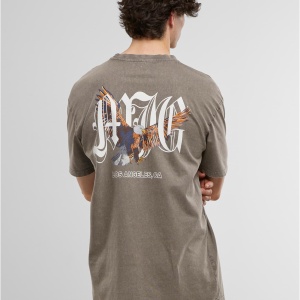 MJG Heavy Oversized Acid Washed Tee - Lone Hunter - Img 2