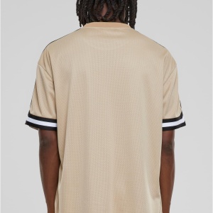 Oversized Stripes Mesh Tee - Img 28