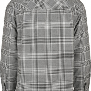 Plaid Out Quilted Shirt Jacket black/white L - Img 6