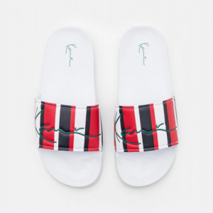 Signature Stripe Pool Slides navy - Img 4