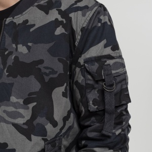 Vintage Camo Cotton Bomber Jacket - Img 3