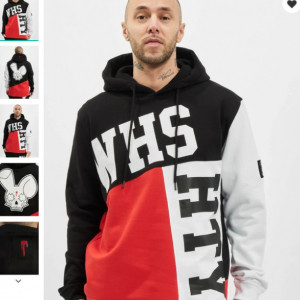 Who Shot Ya? Men Hoodie Let's Talk in black