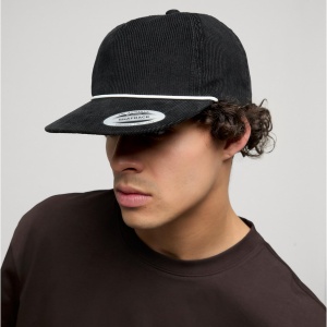 YP CLASSICS Unstructured Corduroy cap with braid rope