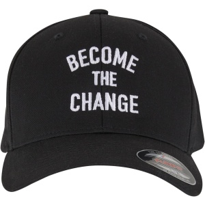 Become The Change Wording Wooly Combed Cap