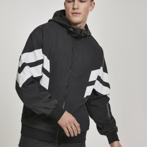 Crinkle Panel Track Jacket blk/wht 3XL - Img 2