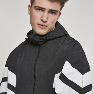 Crinkle Panel Track Jacket blk/wht 3XL - Img 14