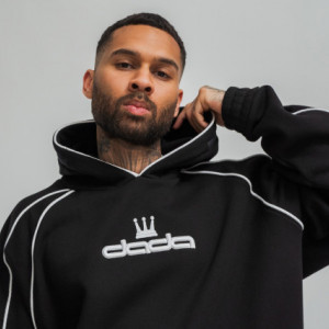 Dada Supreme Classic Heavy Hoodie Black - Img 6