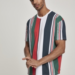 Heavy Oversized Big AOP Stripe Tee - Img 1