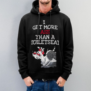 JUST RHYSE ASS UP HOODY BLACK*