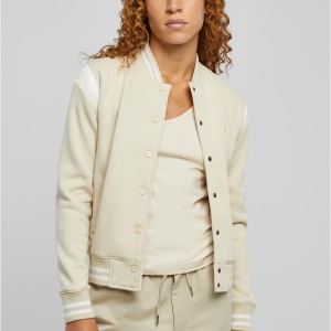 Ladies Inset College Sweat Jacket