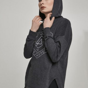 Ladies Linkin Park OML Oversize Hoody charcoal L - Img 2