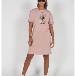 Ladies MEDUSA x Organic Oversized Slit Tee Dress - Img 6