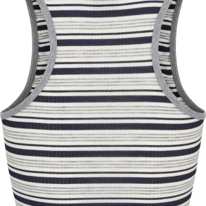 Ladies Rib Stripe Cropped Top - Img 21