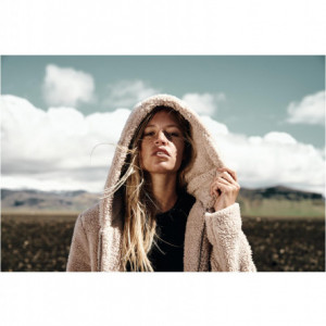Ladies Sherpa Jacket black L - Img 11
