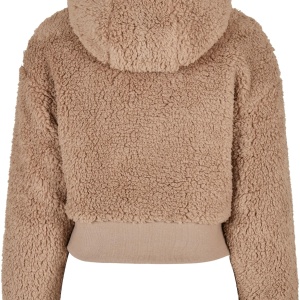 Ladies Short Oversized Sherpa Jacket - Img 12