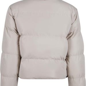 Ladies Short Peached Puffer Jacket - Img 12