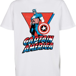Marvel Captain America Kids Tee white 110/116