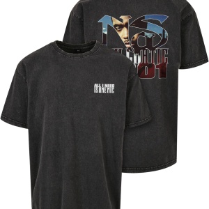 Nas Stillmatic Acid Washed Oversize Tee - Img 5